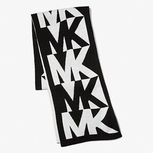 NWOT Michael Kors - Scarf - Intarsia Reversible Logo - Women’s Men's Unisex